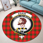 Adair Tartan Crest Round Rug